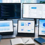 Hero image comparing different AI app builder workflows for public web apps