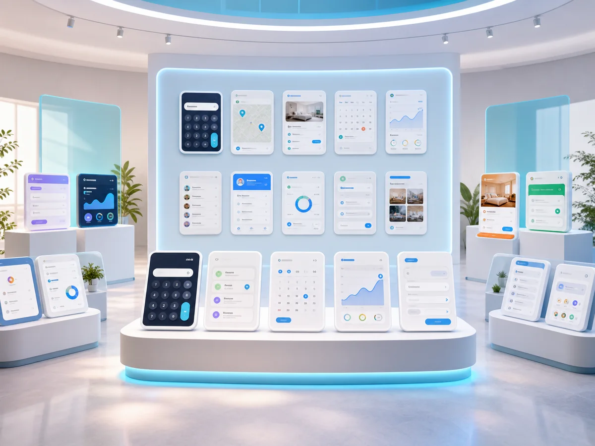 Public gallery of consumer web apps made with App9