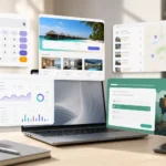 Hero image showing several public web app concepts built with AI